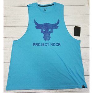 Under Armour UA Project Rock Brahma Bull Tank Top Mens Size 2XL